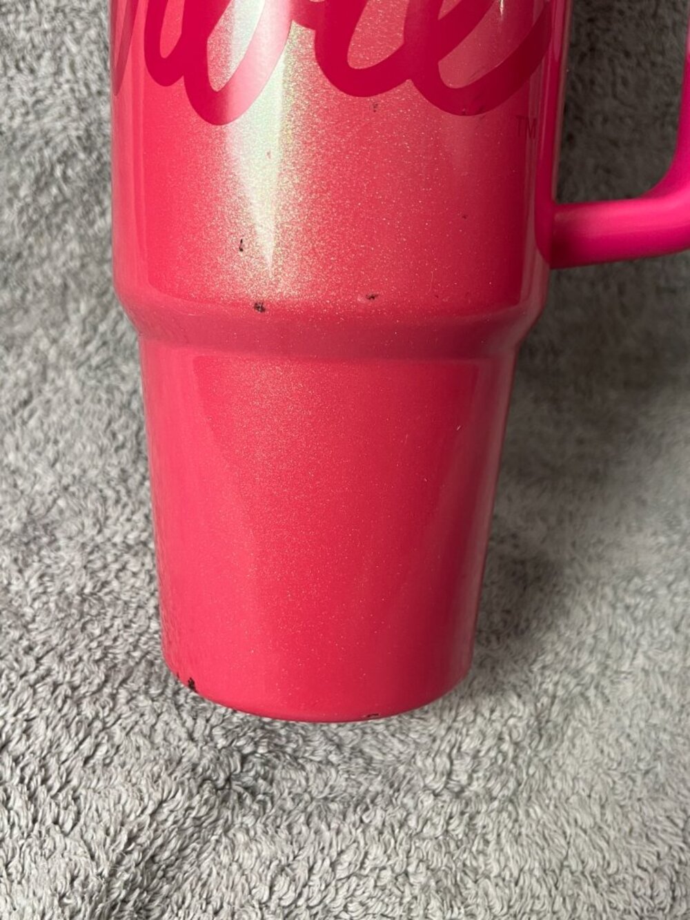 Stanley Barbie Icon Quencher 30 oz Pink Tumbler w/ Handle, Lid & Straw - Picture 7 of 12
